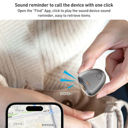 Portable Life Waterproof Positioning Anti-lost Device(Grey) by bashfashion