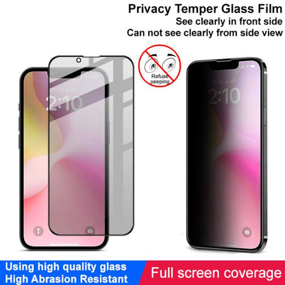 For iPhone 16e imak HD Full Screen Anti-spy Tempered Glass Protective Film by imak