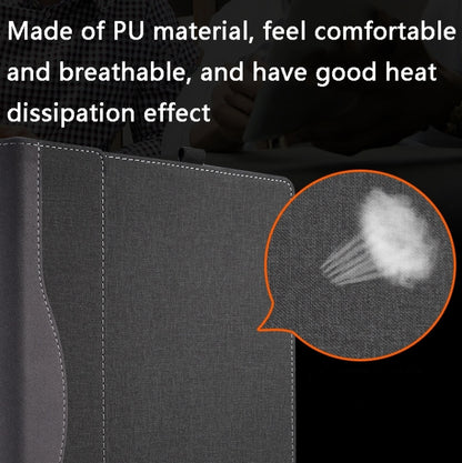 For Lenovo IdeaPad Slim 3 16IRU8 / 16ABR8 Laptop Leather Shockproof Protective Case(Black) by bashfashion