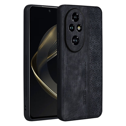 For Honor 200 AZNS 3D Embossed Skin Feel Phone Case(Black) by AZNS