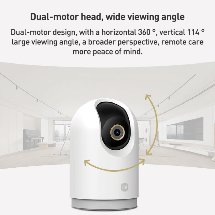 Original Xiaomi Smart Camera 3 Pro PTZ 360 Degree Panorama 350W Pixels Two-Way Voice Call, US Plug(White) by Xiaomi