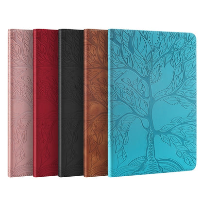 For Lenovo Tab P12 / Xiaoxin Pad Pro 12.7 2025 Life Tree Series Horizontal Flip Leather Tablet Case(Black) by bashfashion