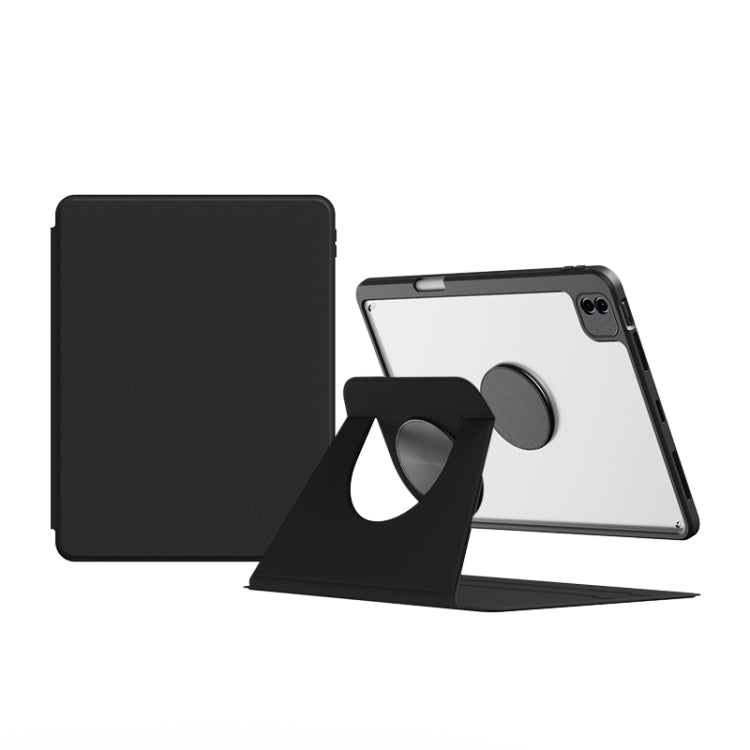 For iPad 10.2 2021 / 2020 Detachable Magnetic Rotation Smart Leather Tablet Case(Black) by bashfashion