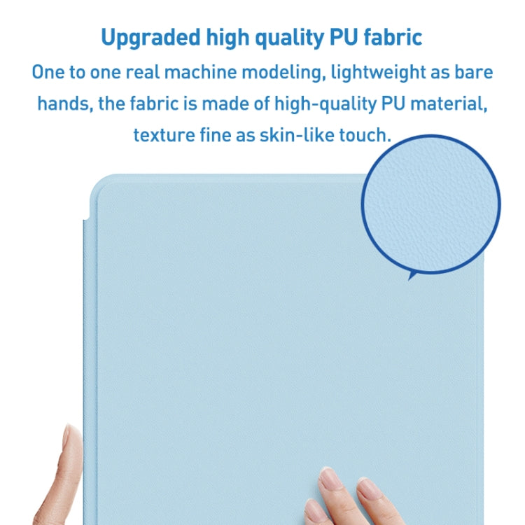 For iPad 10.2 2021 / 2020 Detachable Magnetic Rotation Smart Leather Tablet Case(Blue) by bashfashion