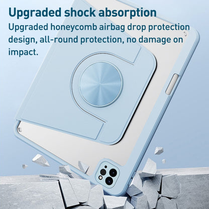 For iPad Air 10.9 2022 / 2020 Detachable Magnetic Rotation Smart Leather Tablet Case(White) by bashfashion