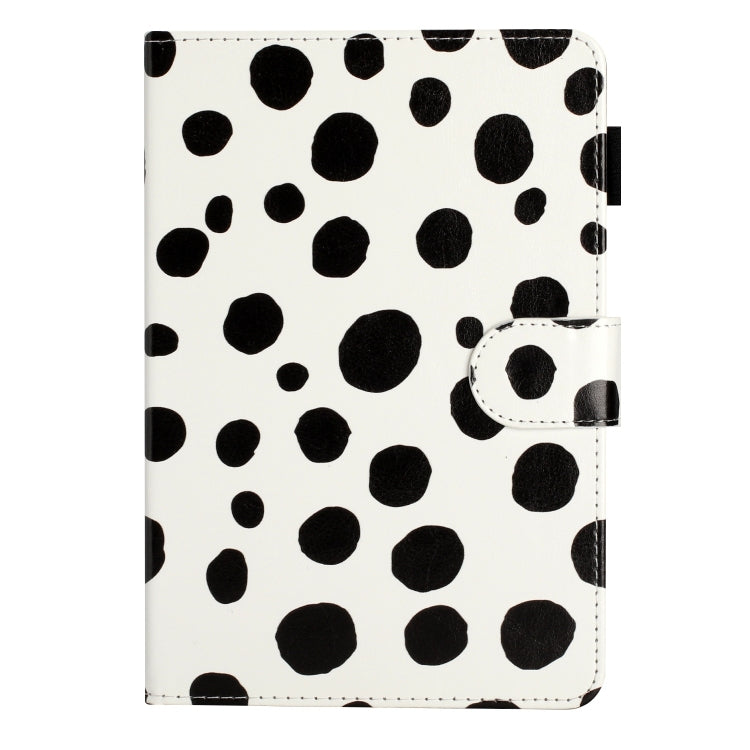 For iPad Pro 9.7 / 9.7 2018 / 2017 Dot Pattern Leather Smart Tablet Case(White Black) by bashfashion
