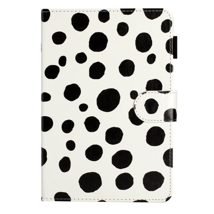 For iPad Pro 9.7 / 9.7 2018 / 2017 Dot Pattern Leather Smart Tablet Case(White Black) by bashfashion