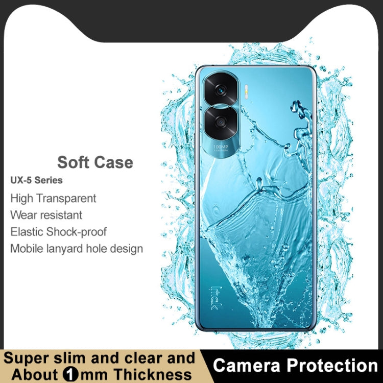 For Honor X50i 5G / 90 Lite 5G IMAK UX-5 Series Transparent TPU Phone Case(Transparent) by imak