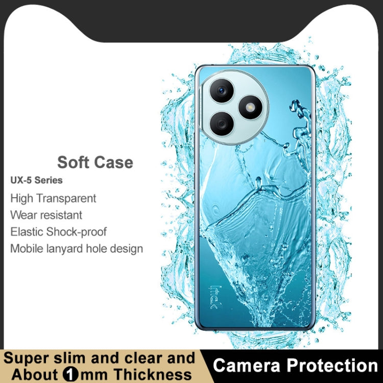 For Honor X50i+ 5G IMAK UX-5 Series Transparent TPU Phone Case(Transparent) by imak