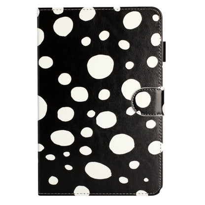 10 inch Dot Pattern Leather Tablet Case(Black White Dot) by bashfashion
