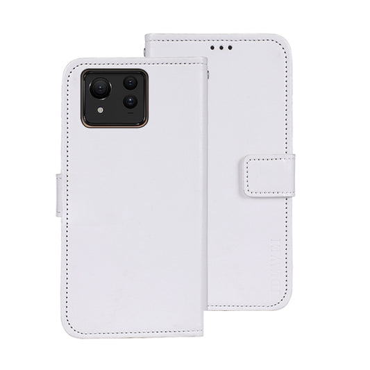 For ASUS Zenfone 11 Ultra idewei Crazy Horse Texture Leather Phone Case(White) by idewei