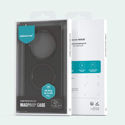 For Huawei Mate 60 Pro / 60 Pro+ NILLKIN MagProp 360 Rotation PC + TPU Full Covering MagSafe Magnetic Phone Case(Black) by NILLKIN