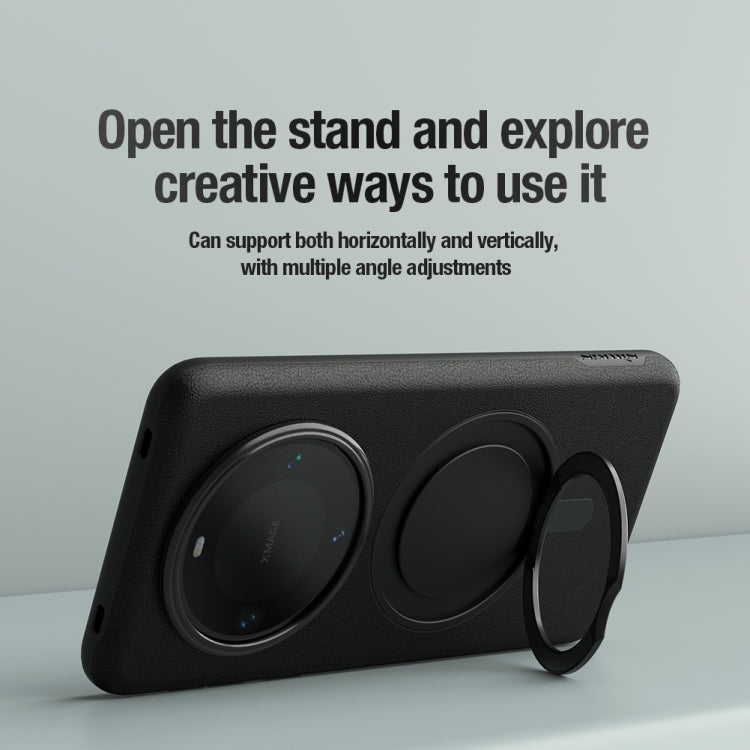 For Huawei Mate 60 Pro / 60 Pro+ NILLKIN MagProp 360 Rotation PC + TPU Full Covering MagSafe Magnetic Phone Case(Black) by NILLKIN