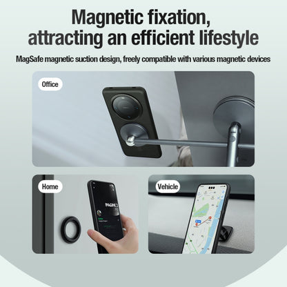 For Huawei Mate 60 Pro / 60 Pro+ NILLKIN MagProp 360 Rotation PC + TPU Full Covering MagSafe Magnetic Phone Case(Black) by NILLKIN