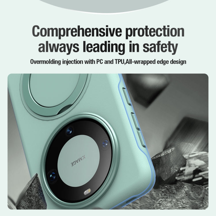 For Huawei Mate 60 Pro / 60 Pro+ NILLKIN MagProp 360 Rotation PC + TPU Full Covering MagSafe Magnetic Phone Case(Black) by NILLKIN