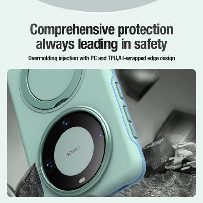 For Huawei Mate 60 Pro / 60 Pro+ NILLKIN MagProp 360 Rotation PC + TPU Full Covering MagSafe Magnetic Phone Case(Black) by NILLKIN