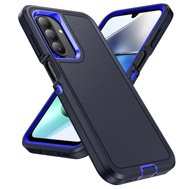 For Samsung Galaxy A26 5G Life Waterproof Rugged Phone Case(Dark Blue + Royal Blue) by bashfashion