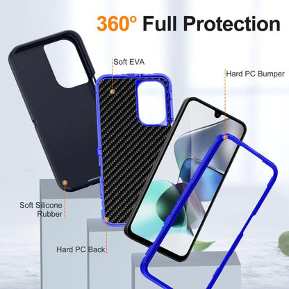 For Samsung Galaxy A26 5G Life Waterproof Rugged Phone Case(Dark Blue + Royal Blue) by bashfashion