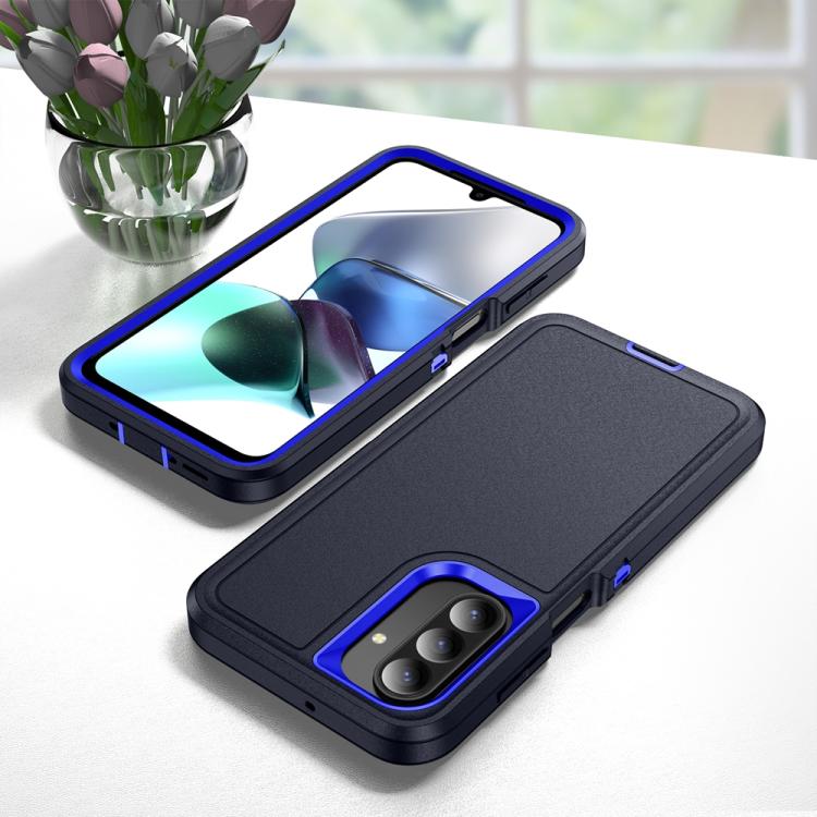 For Samsung Galaxy A26 5G Life Waterproof Rugged Phone Case(Dark Blue + Royal Blue) by bashfashion