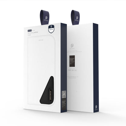 For Samsung Galaxy S24 Ultra 5G DUX DUCIS Hivo Series Cowhide + PU + TPU Flip Phone Case(Black) by DUX DUCIS