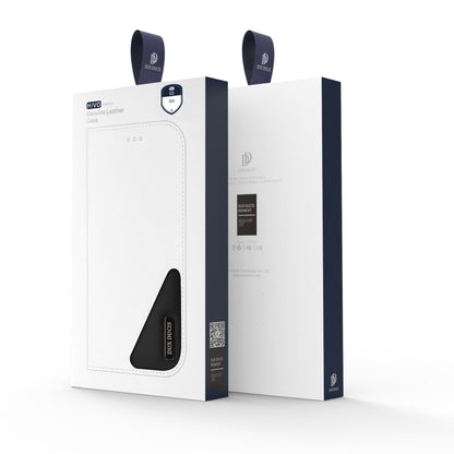 For Samsung Galaxy S24 5G DUX DUCIS Hivo Series Cowhide + PU + TPU Flip Phone Case(Black) by DUX DUCIS