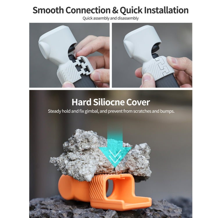 For DJI Osmo Pocket 3 Sunnylife OP3-BHT746 Silicone Protective Case(Orange) by Sunnylife