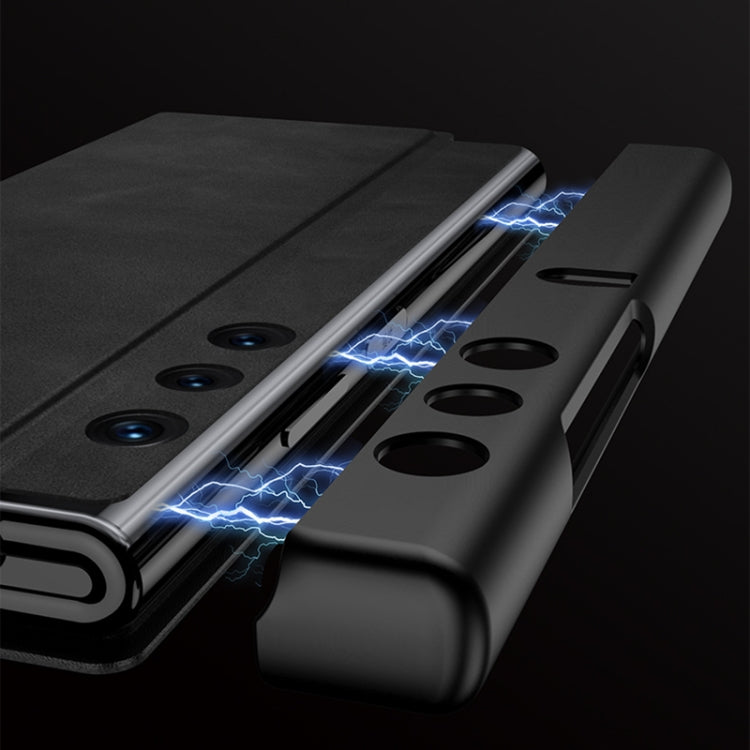 For Honor V Purse GKK Frosted Leather Fold Phone Case(Brown) by GKK