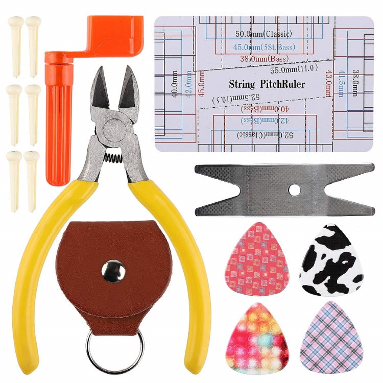 Guitar Repair Tool Set File Wrench Chord Cut And Winder Frets Polishing by bashfashion