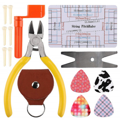 Guitar Repair Tool Set File Wrench Chord Cut And Winder Frets Polishing by bashfashion