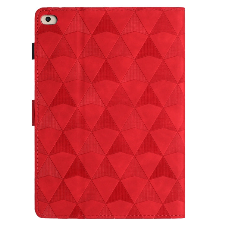 For iPad mini 5 / 4 / 3 / 2 / 1 Diamond Texture Embossed Leather Smart Tablet Case(Red) by bashfashion