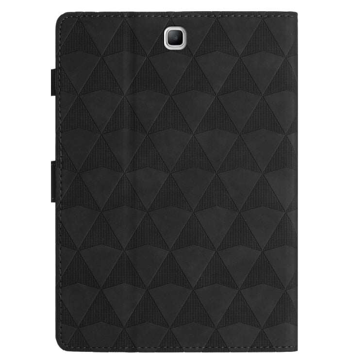 For Samsung Galaxy Tab A 8.0 T350 Diamond Texture Embossed Leather Smart Tablet Case(Black) by bashfashion