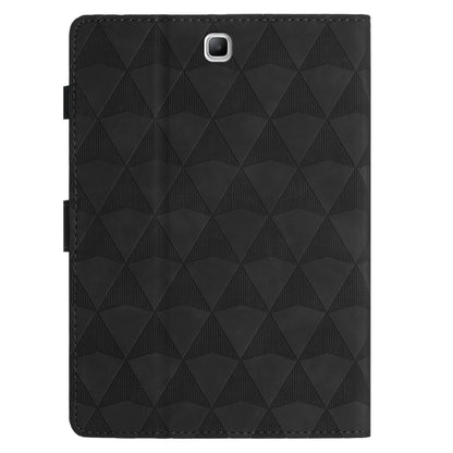 For Samsung Galaxy Tab A 8.0 T350 Diamond Texture Embossed Leather Smart Tablet Case(Black) by bashfashion