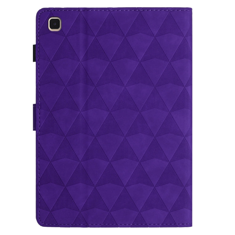 For Samsung Galaxy Tab A7 10.4 2022/2020 Diamond Texture Embossed Leather Smart Tablet Case(Purple) by bashfashion