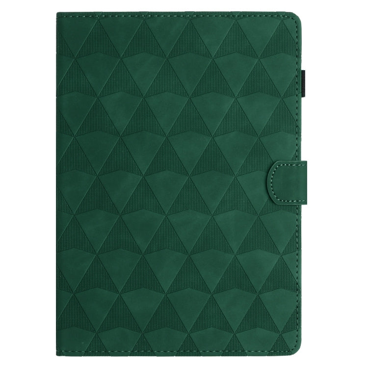 For Samsung Galaxy Tab A7 10.4 2022/2020 Diamond Texture Embossed Leather Smart Tablet Case(Green) by bashfashion