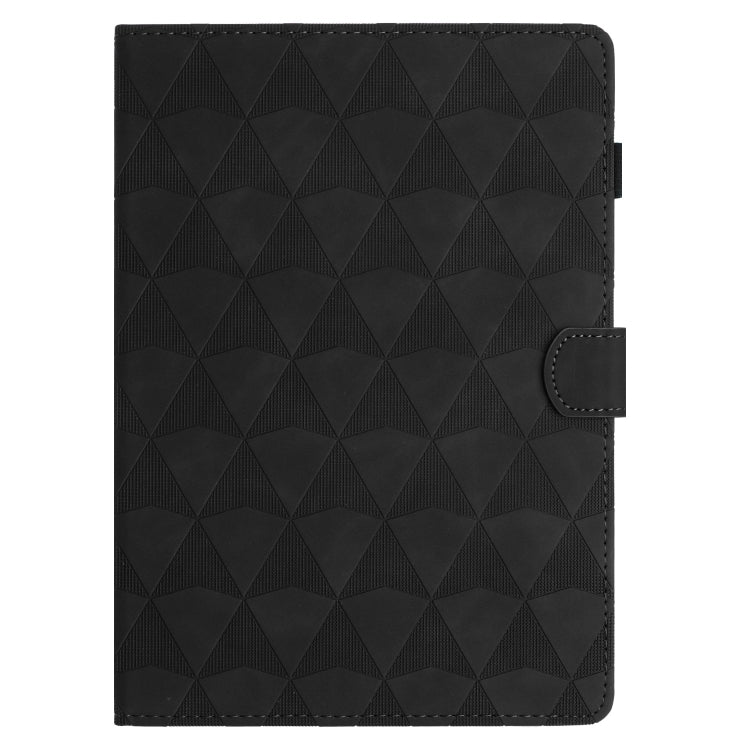 For Samsung Galaxy Tab A7 10.4 2022/2020 Diamond Texture Embossed Leather Smart Tablet Case(Black) by bashfashion