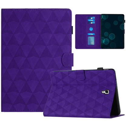 For Samsung Galaxy Tab A 10.5 T590 Diamond Texture Embossed Leather Smart Tablet Case(Purple) by bashfashion