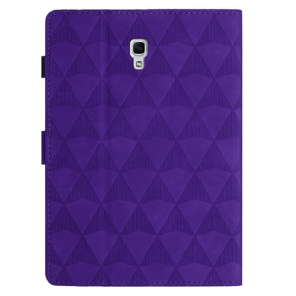 For Samsung Galaxy Tab A 10.5 T590 Diamond Texture Embossed Leather Smart Tablet Case(Purple) by bashfashion