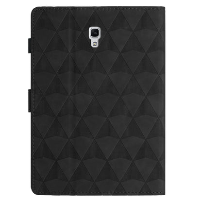 For Samsung Galaxy Tab A 10.5 T590 Diamond Texture Embossed Leather Smart Tablet Case(Black) by bashfashion