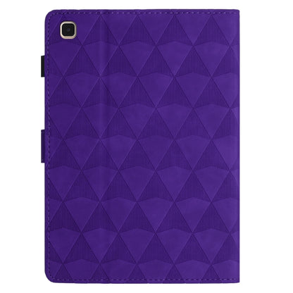 For Samsung Galaxy Tab A 10.1 2019 Diamond Texture Embossed Leather Tablet Case(Purple) by bashfashion