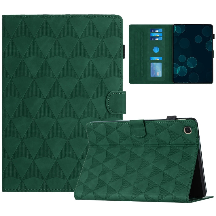 For Samsung Galaxy Tab A 10.1 2019 Diamond Texture Embossed Leather Tablet Case(Green) by bashfashion
