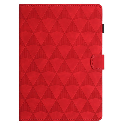 For Samsung Galaxy Tab A7 Lite T220 Diamond Texture Embossed Leather Tablet Case(Red) by bashfashion