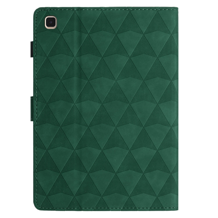 For Samsung Galaxy Tab A7 Lite T220 Diamond Texture Embossed Leather Tablet Case(Green) by bashfashion