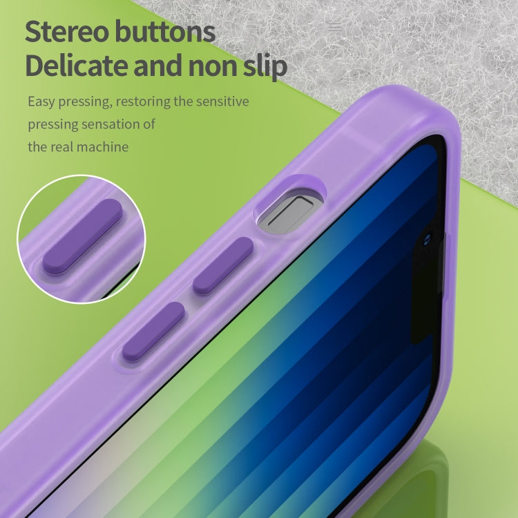 For iPhone 16e MagSafe Frosted Translucent TPU + PC Full Coverage Phone Case(Dark Purple) by bashfashion