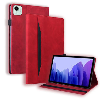 For Honor Pad X9a / X9 Pro Splicing Shockproof Leather Tablet Case(Red) by bashfashion