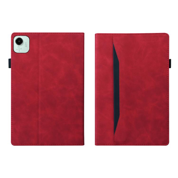 For Honor Pad X9a / X9 Pro Splicing Shockproof Leather Tablet Case(Red) by bashfashion