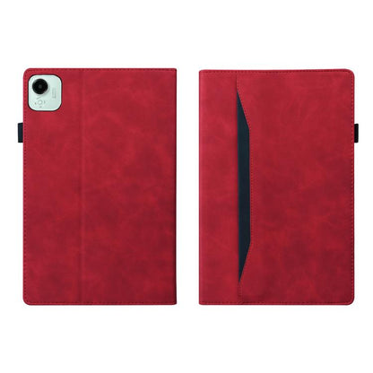 For Honor Pad X9a / X9 Pro Splicing Shockproof Leather Tablet Case(Red) by bashfashion