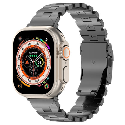 For Apple Watch Ultra 2 49mm Butterfly Type Titanium Steel Watch Band(Grey) by bashfashion