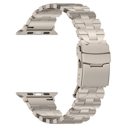 For Apple Watch Ultra 49mm Butterfly Type Titanium Steel Watch Band(Titanium) by bashfashion
