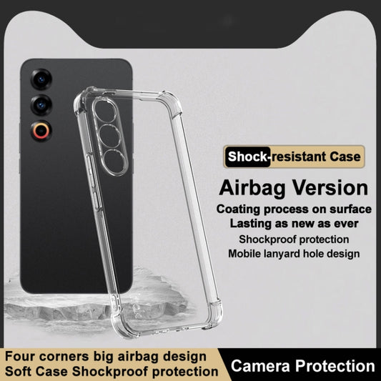 For Meizu 21 5G imak Shockproof Airbag TPU Phone Case(Transparent) by imak