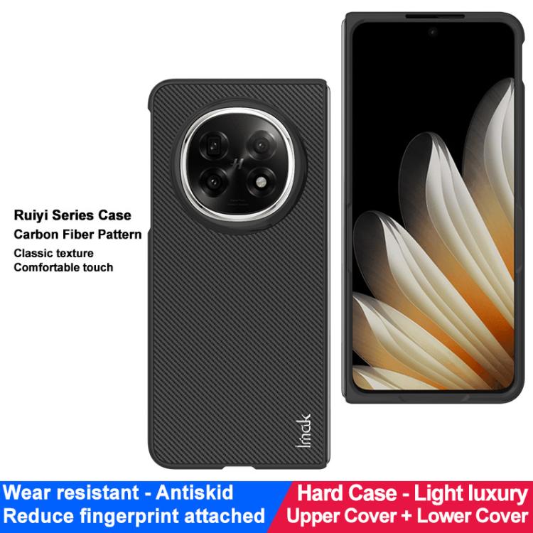 For OPPO Find N5 imak Ruiyi Series PU + PC Phone Case(Carbon Fiber Texture) by imak